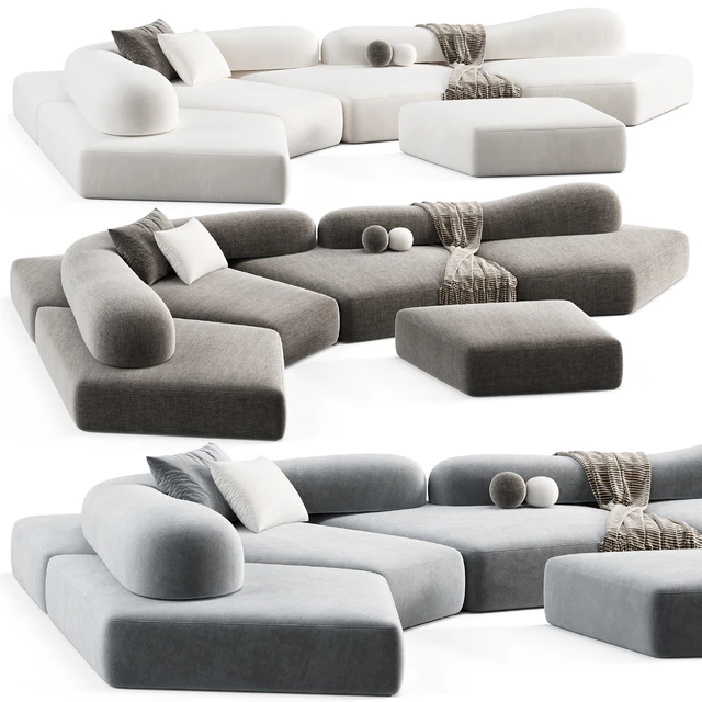 Edra On The Rocks Sectional Sofa — Descargar