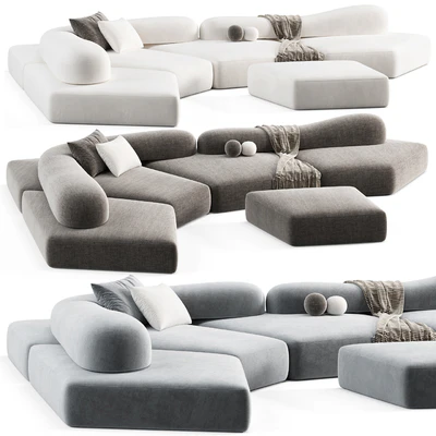 Edra On The Rocks Sectional Sofa — Ver 3