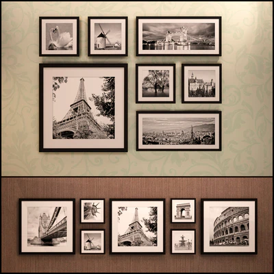 The picture in the frame: 20 pieces - 5 combinations (a collection of 15) Picture Frame — Ver 2