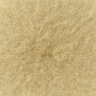 Round rug yellow — Вид 3