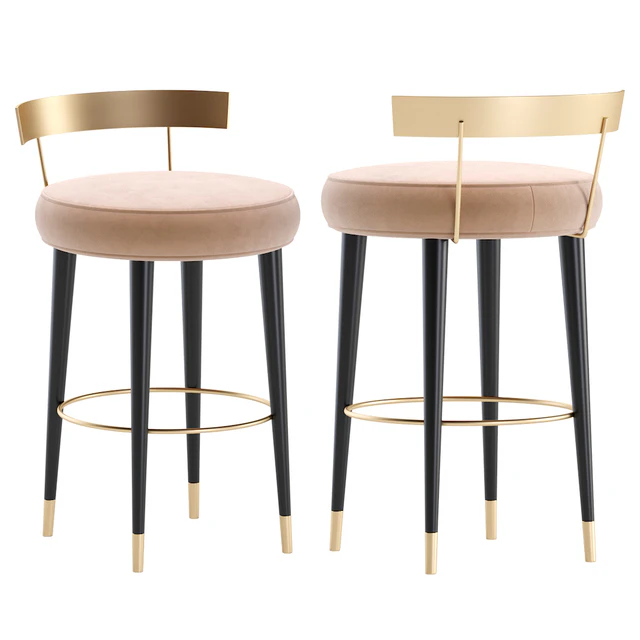 Bar Stool SAN TROPE by Cazarina Interiors 3 Colors Version/Bar Stool SAN TROPE — Descargar
