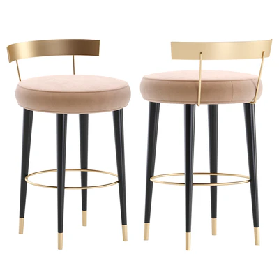 Bar Stool SAN TROPE by Cazarina Interiors 3 Colors Version/Bar Stool SAN TROPE — Ver 4