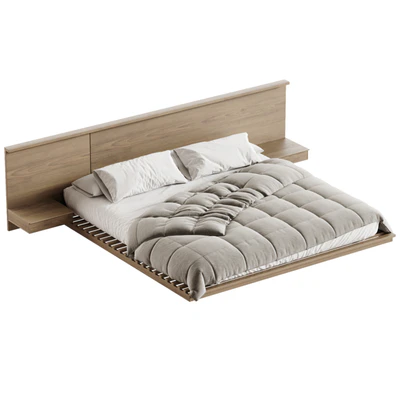 Japandi Style Bed 02 — Ver 4