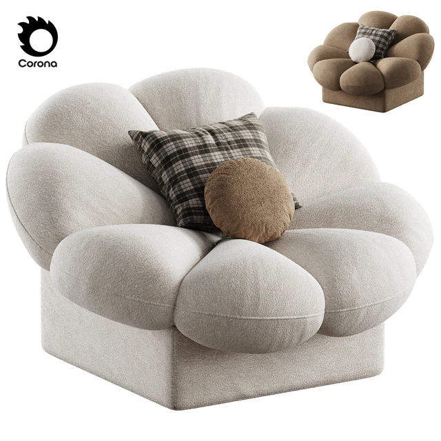 flower shape armchair — Descargar
