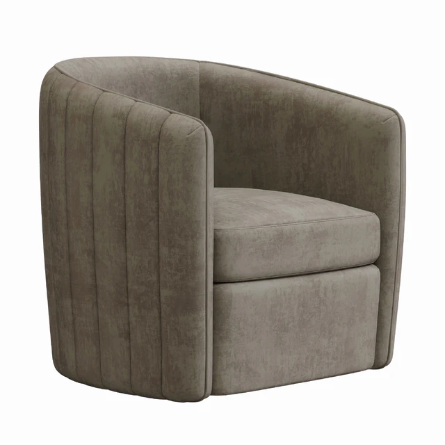Aria Channeled Swivel Chair — Скачать