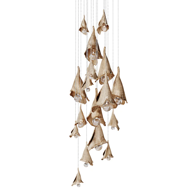 Pendant light in the form of flowers KOLOKOLCHIKI — Скачать