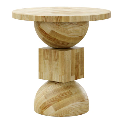 Jordan Natural Oak End table by Crate&barrel — Вид 1