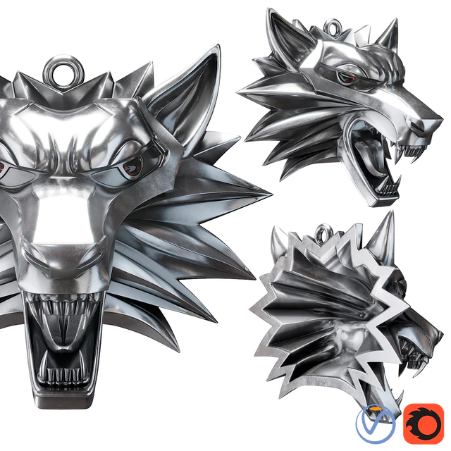 Medallion Witcher for 3D printer — Descargar