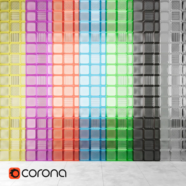 Glass Blocks | Decorative Wall — Скачать