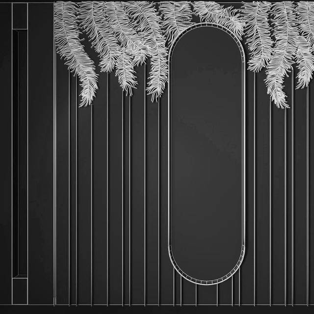 Wall palm leaves — Descargar