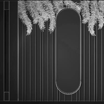 Wall palm leaves — Ver 2