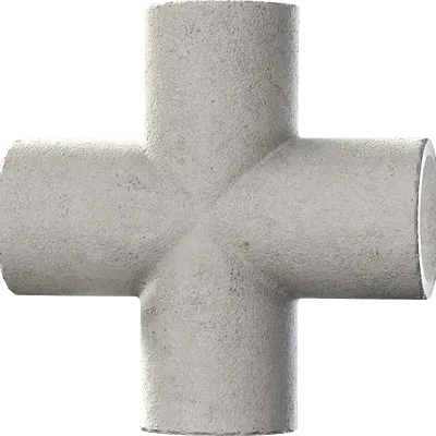 painted pipe cross connector 001 — Descargar