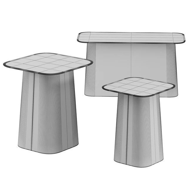 Wooden Side Tables by Vitra — Скачать