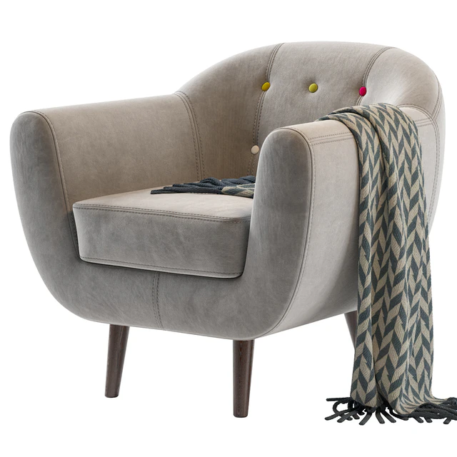 Armchair Rotterdam Tesla Gray — Descargar