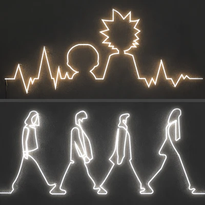 Neon light. Set 4 — Ver 1