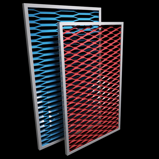 Expanded metal stainless (2 variety) — Скачать