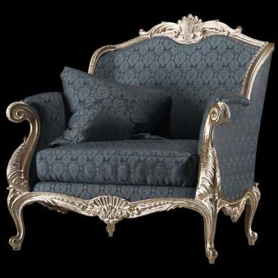 kosovart rococo armchair — Ver 5