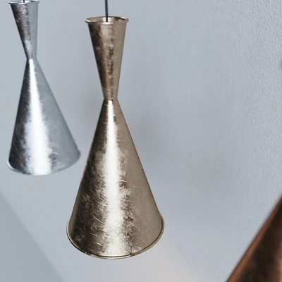 Loft concept - COPPER PENDANT LAMP BEAT LIGHT TALL — Вид 2