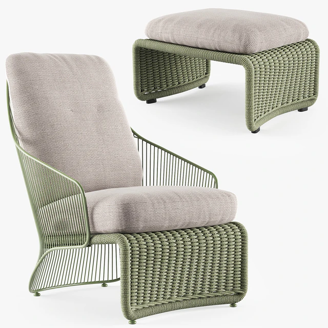 MINOTTI COLETTE outdoor armchair — Скачать