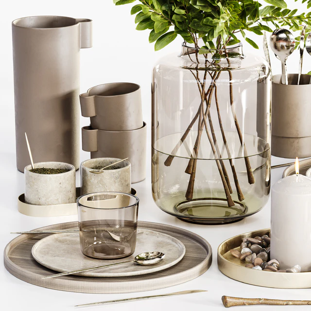 Kitchen tableware 018 — Скачать