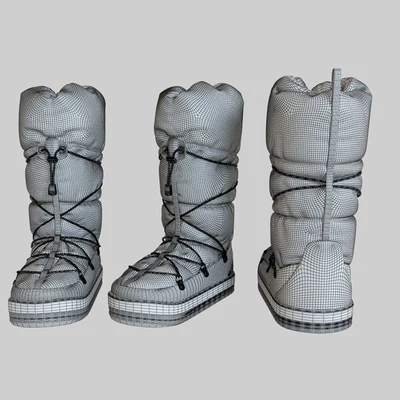 Дутики OPRAH KNITTED LEG SNOWBOOT — Вид 2