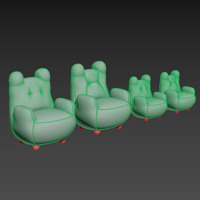 Papa baby bear armchair — Download