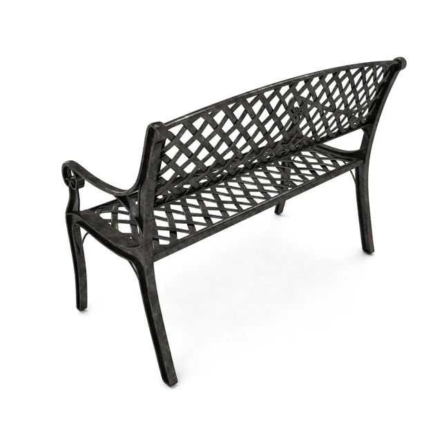 Cozumel Copper Cast Aluminum Bench by Christopher Knight Home — Descargar