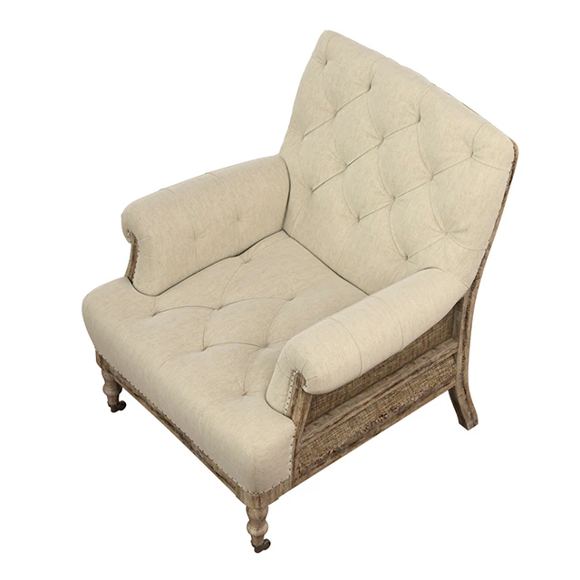 Napoleon deconstructed tufted roll armchair — Скачать