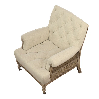 Napoleon deconstructed tufted roll armchair — Вид 3
