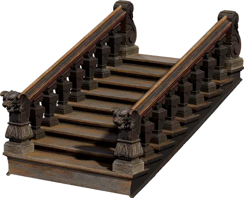 modular wooden staircase 002 — Скачать