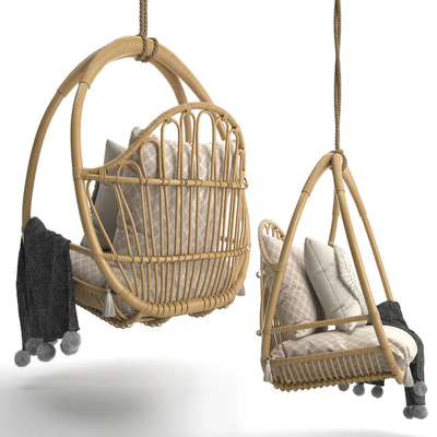 Woven hanging chair — Ver 3