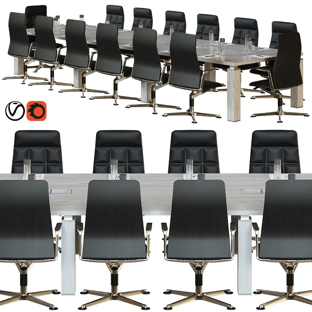wooden conference table — Скачать