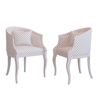 Armchair Corte Zari Clara — Ver 3