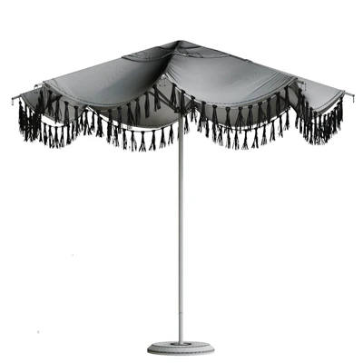 Round Cantilever Outdoor Patio Umbrella Pottery Barn 005 — Вид 3