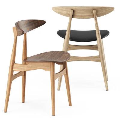 CH337 TABLE and CH33P CH33T CHAIR by Carl Hansen & Son — Вид 3