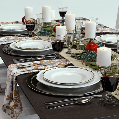 C&B Traditional Holiday Table — Ver 3