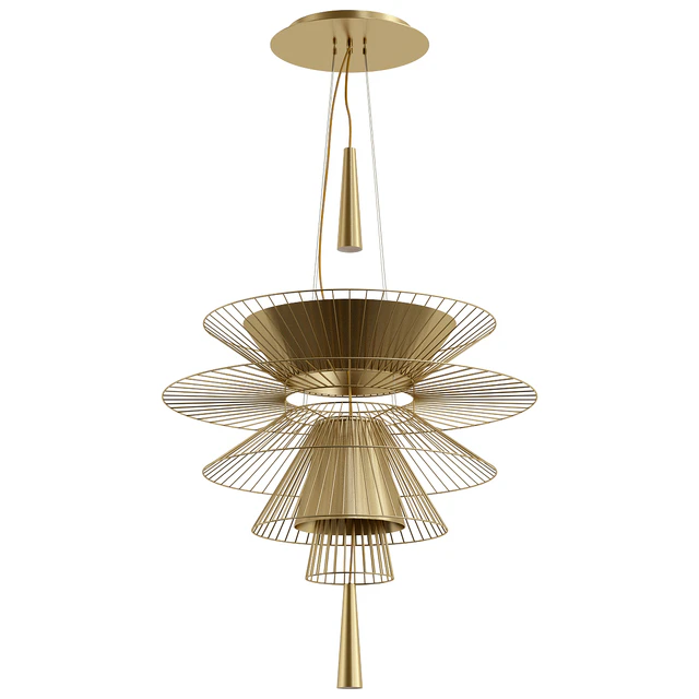 Shade Metal Chandelier — Скачать
