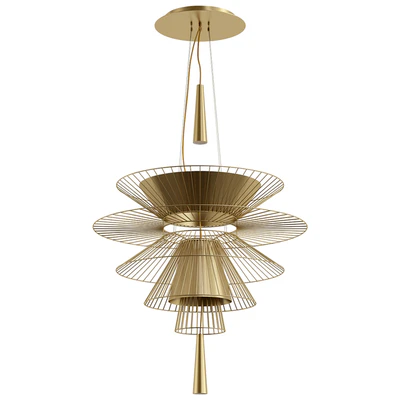 Shade Metal Chandelier — Вид 1