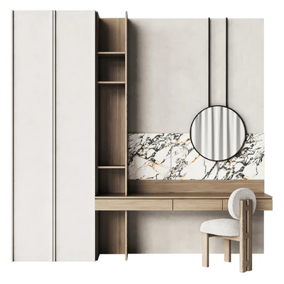 Dressing table with marble trim — Ver 1