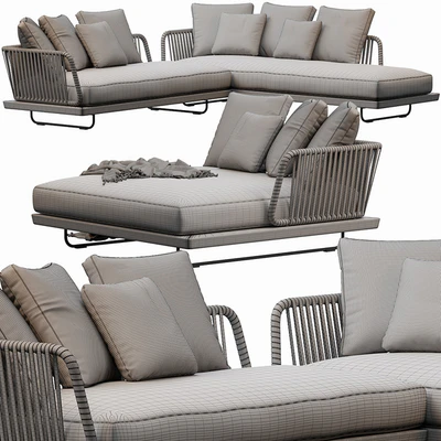 Sunray sofa Minotti outdoor — Вид 4