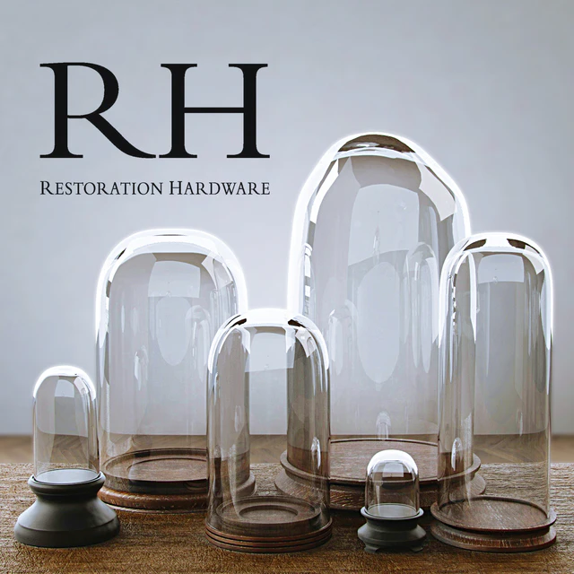RH PETITE GLASS CLOCHE COLLECTION — Descargar