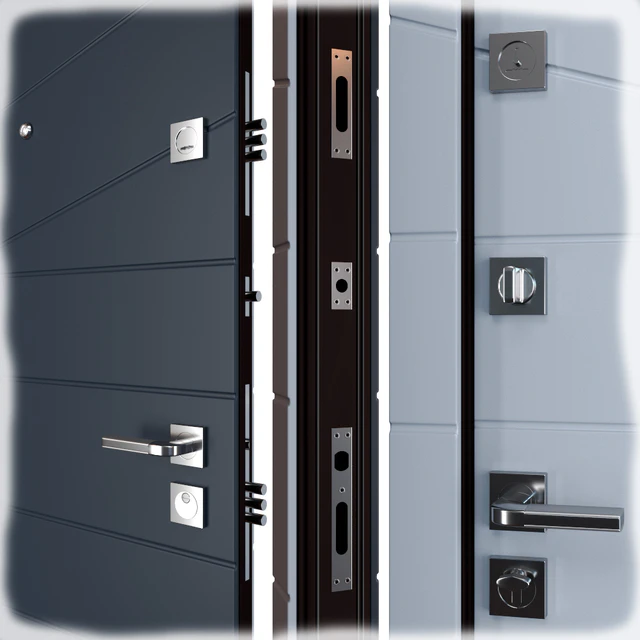 Entrance metal door Line (Zimen) — Descargar