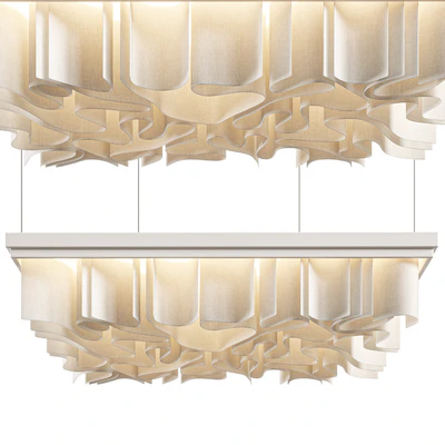 Decorative ceiling Wave ceiling — download