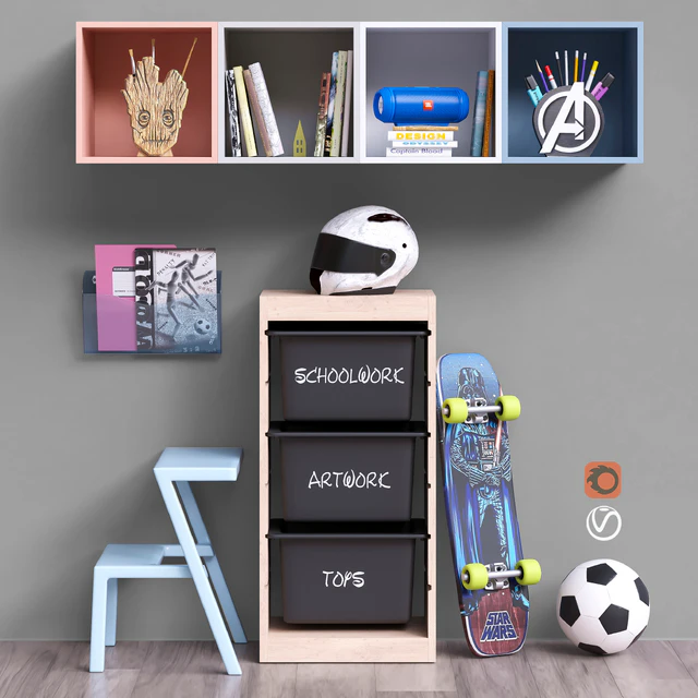 Toys and furniture set 49 — Descargar
