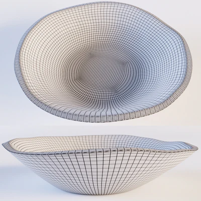 Wood Parat Bowl With Metal Inlay — Вид 3