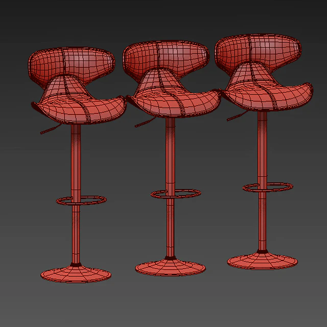 Swivel Faux Leather Adjustable Barstools — Descargar