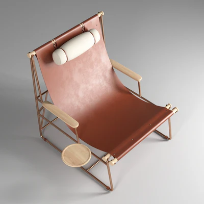 Leather Deck Chair by BDDW — Вид 2
