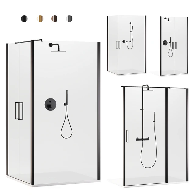 Душевые кабины Arblu Icaro + душевые системы Paffoni set 2 — Скачать
