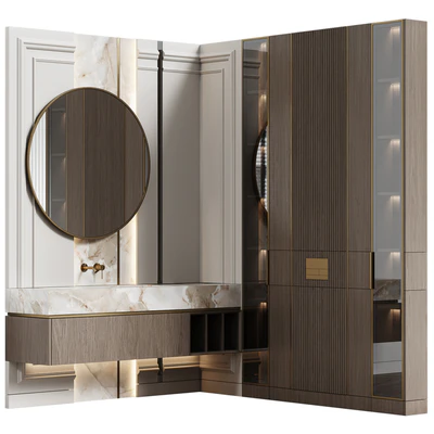 Bathroom furniture 28 in neoclassical style — Ver 1