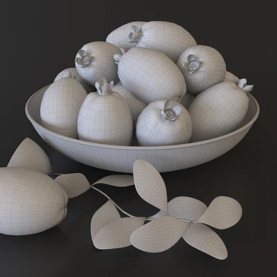 Fruit plate feijoa — Ver 3